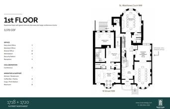 1718-1720 N St NW, Washington, DC à vendre Plan d’étage– Image 1 sur 1