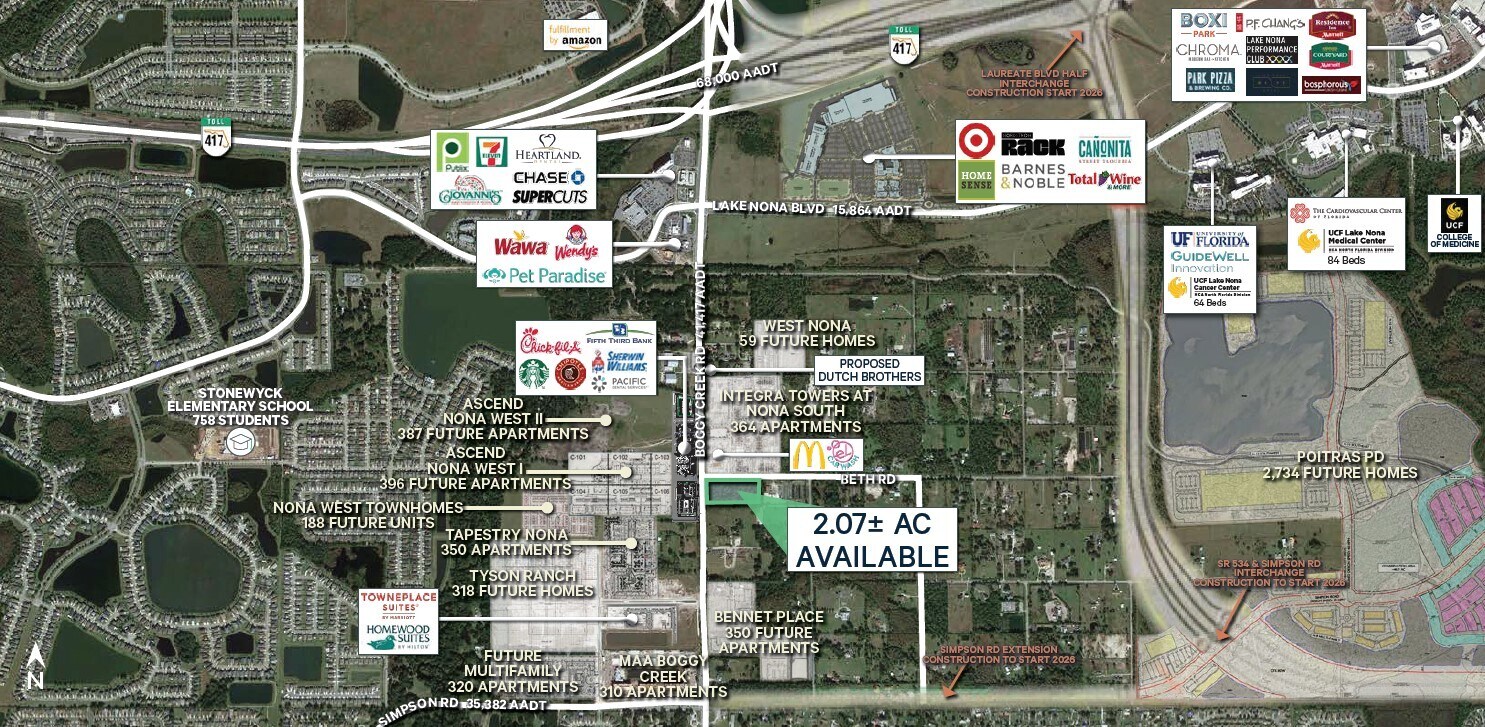 SEC Boggy Creek Rd and Beth rd, Orlando, FL à louer Aérien– Image 1 sur 3