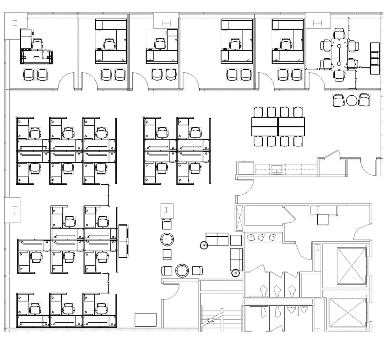 1 Speedwell Ave, Morristown, NJ à louer Plan d’étage– Image 1 sur 6