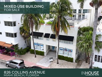 Plus de détails pour 826 Collins Ave, Miami Beach, FL - Local commercial à vendre