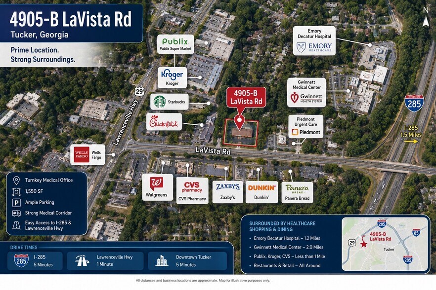4905 Lavista Rd, Tucker, GA à vendre - Photo de l’immeuble – Image 2 sur 27