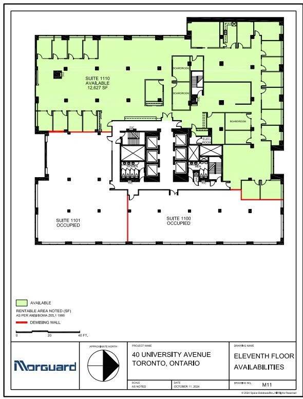 40 University Ave, Toronto, ON à louer Plan d’étage– Image 1 sur 1