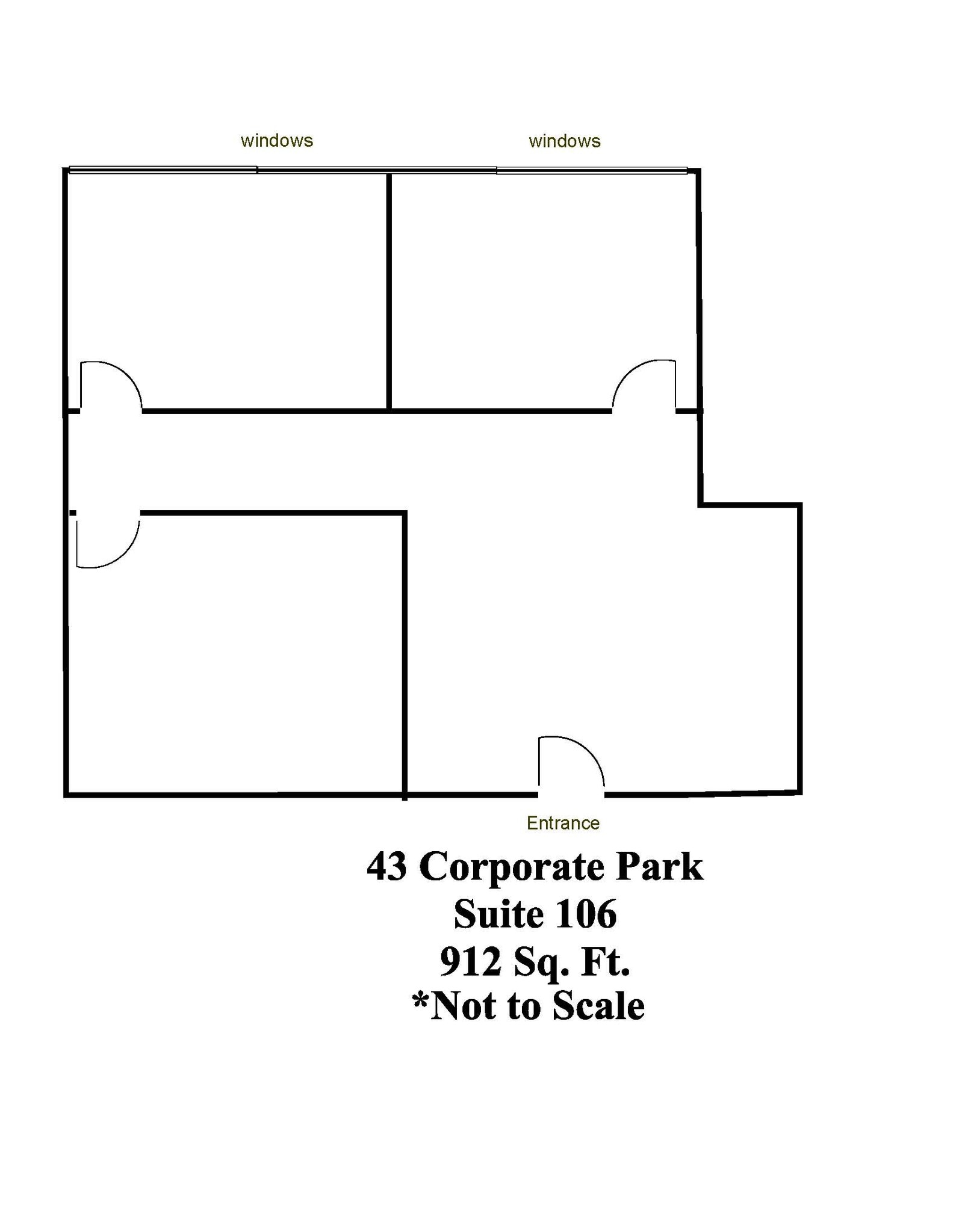 43 Corporate Park, Irvine, CA à louer Plan d’étage– Image 1 sur 1