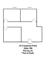 43 Corporate Park, Irvine, CA à louer Plan d’étage– Image 1 sur 1