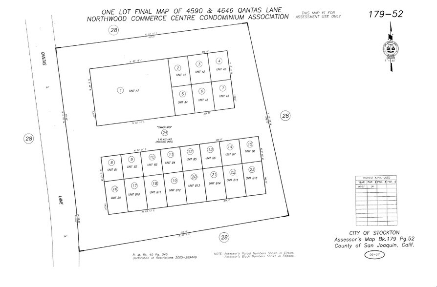 4590 Qantas Ln, Stockton, CA à vendre - Plan cadastral – Image 2 sur 2
