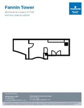 6624 Fannin St, Houston, TX à louer Plan d’étage– Image 1 sur 1