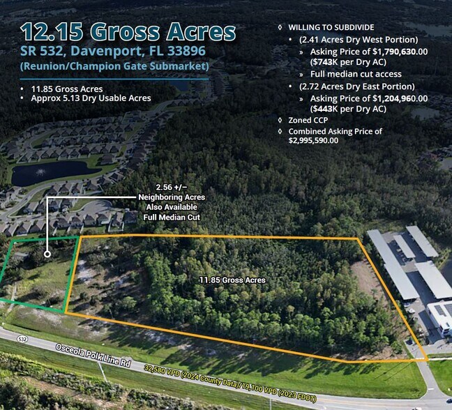 State Rd 532, Davenport, FL à vendre - Photo de l’immeuble – Image 1 sur 7