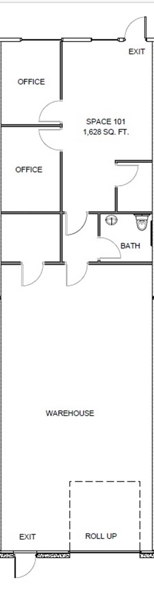 6330 S Eastern Ave, Las Vegas, NV à louer Plan d’étage– Image 1 sur 1