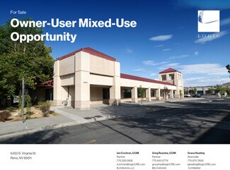 Plus de détails pour 6450 S Virginia St, Reno, NV - Local commercial à vendre