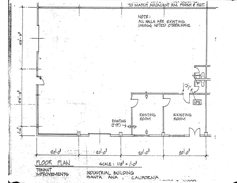 1514-1516 E Edinger Ave, Santa Ana, CA à louer - Plan de site – Image 1 sur 8