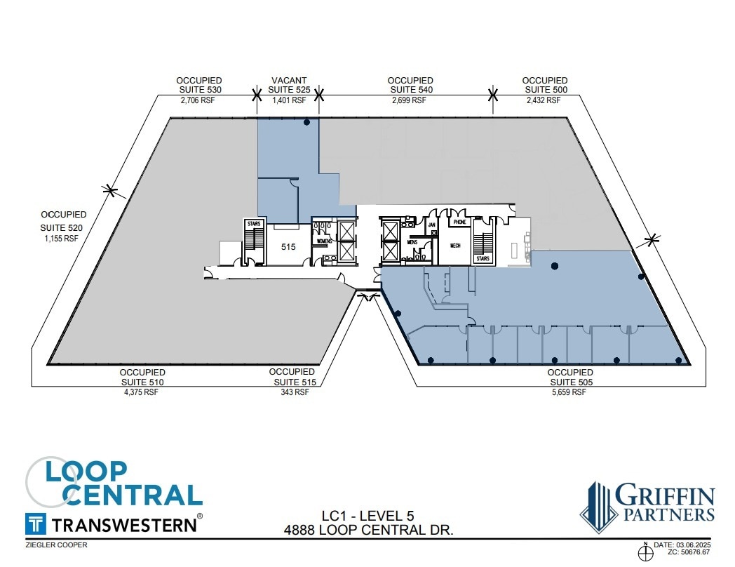 4828-4888 Loop Central Dr, Houston, TX à louer Plan d’étage– Image 1 sur 1