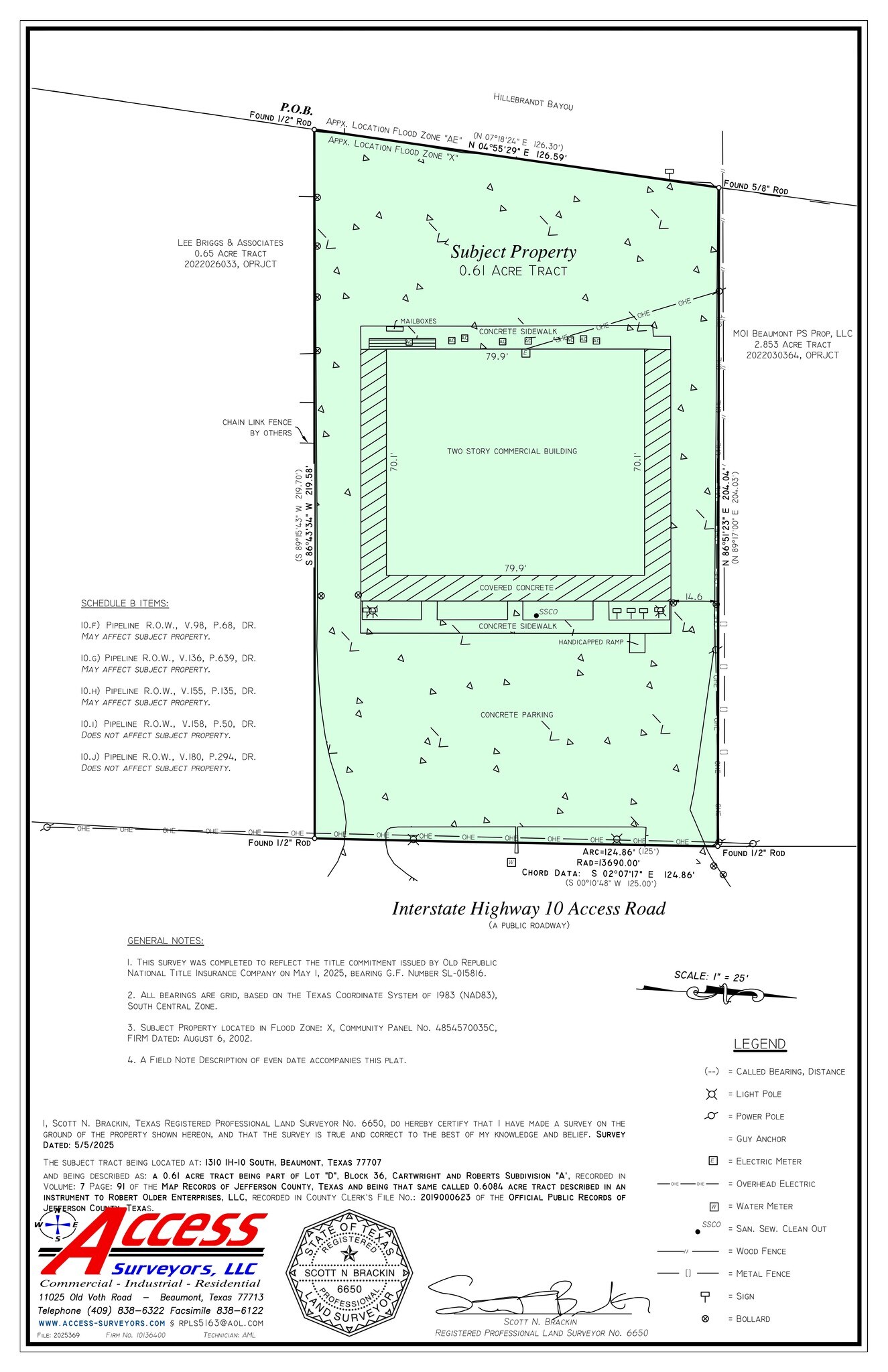 1310 I-10 S, Beaumont, TX à louer Plan de site– Image 1 sur 1