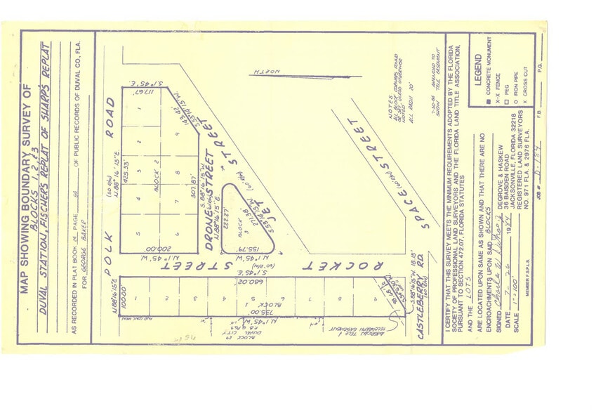 14348 Rocket St, Jacksonville, FL à vendre - Plan de site – Image 3 sur 4