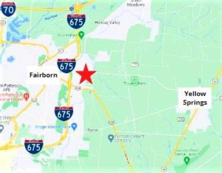 E Dayton-Yellow Springs Rd, Fairborn, OH à vendre - Plan de site – Image 2 sur 2