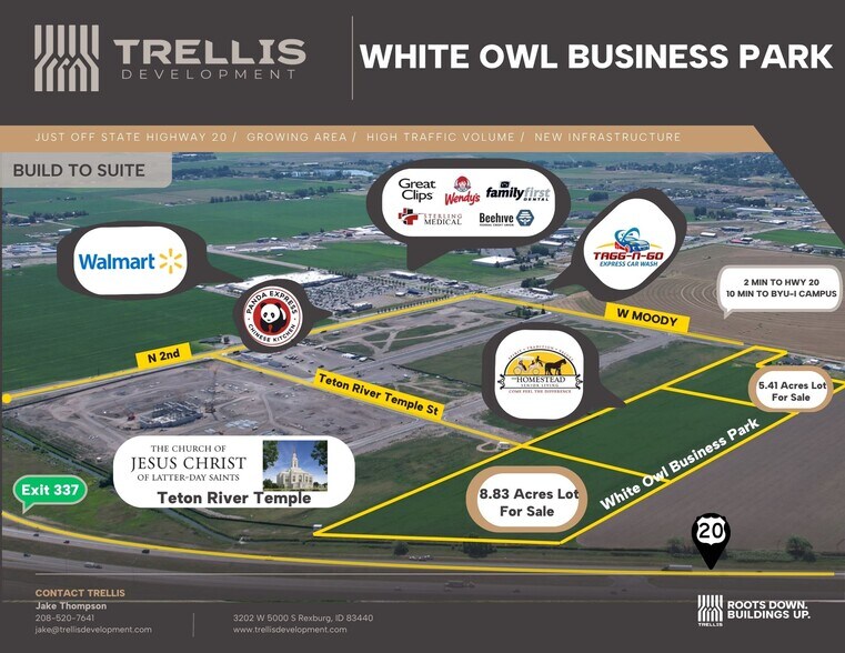 4 W Moody Rd 4 W Moody rd, Rexburg, ID à vendre - Aérien – Image 1 sur 10