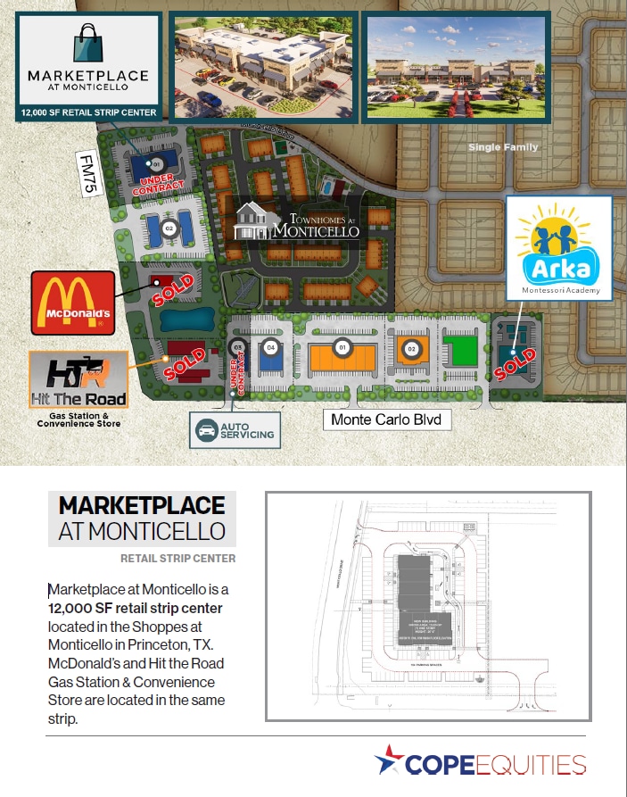 NEQ FM 75 & Monte Carlo blvd, Princeton, TX à louer Autre– Image 1 sur 6