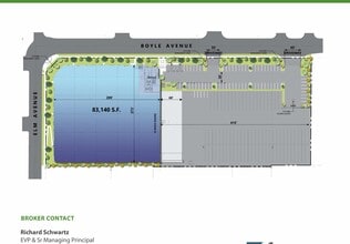 15551 Boyle Ave, Fontana, CA à louer Plan de site– Image 2 sur 2