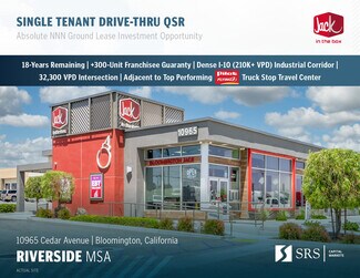 Plus de détails pour 10965 Cedar Ave, Bloomington, CA - Local commercial à vendre