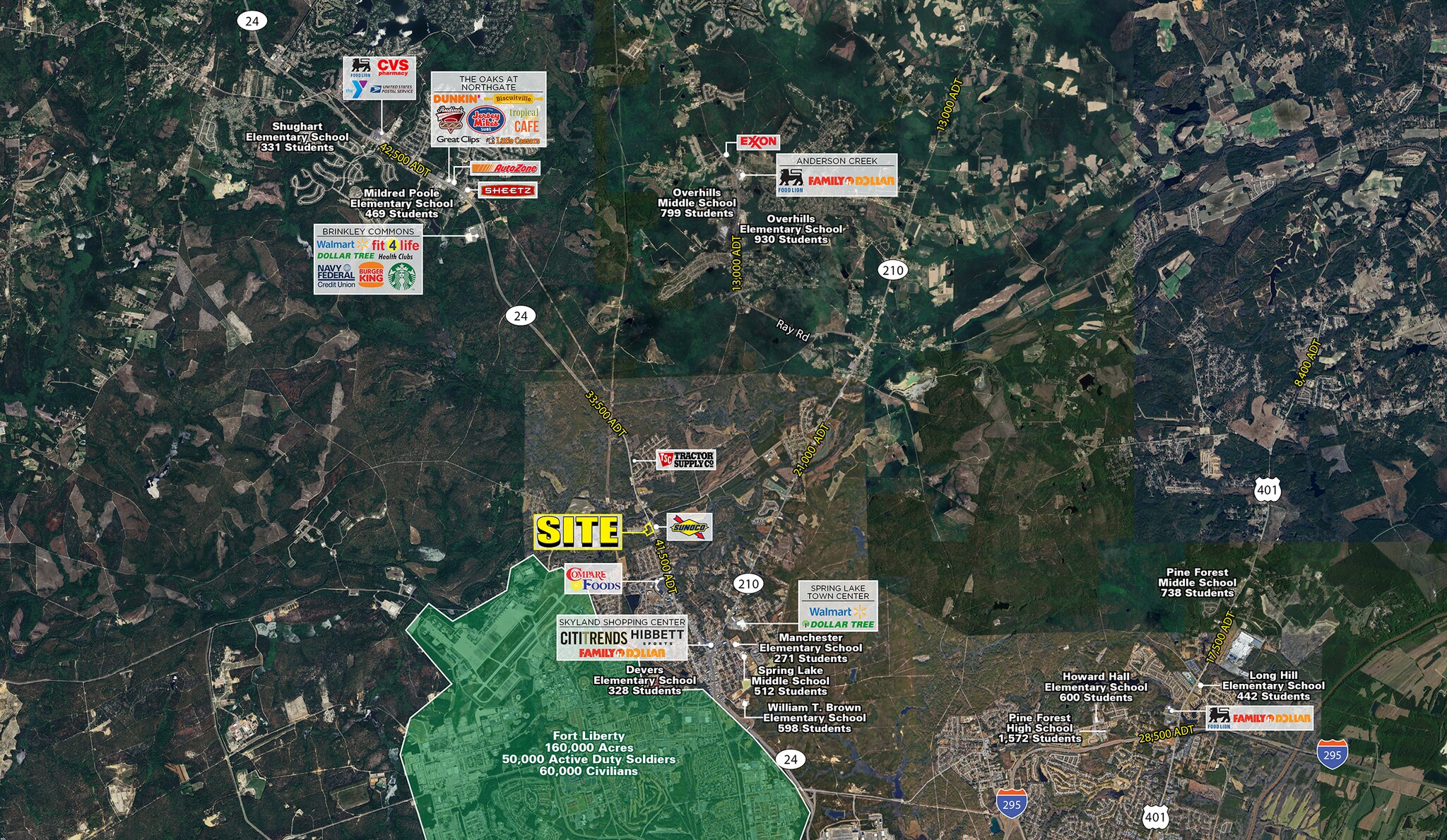 1589 N Bragg Blvd, Spring Lake, NC à louer Photo principale– Image 1 sur 5