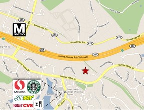 1801 Robert Fulton Dr, Reston, VA - VUE AÉRIENNE  vue de carte
