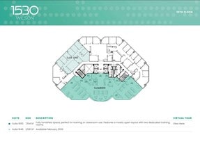 1530 Wilson Blvd, Arlington, VA à louer Plan d’étage– Image 1 sur 1
