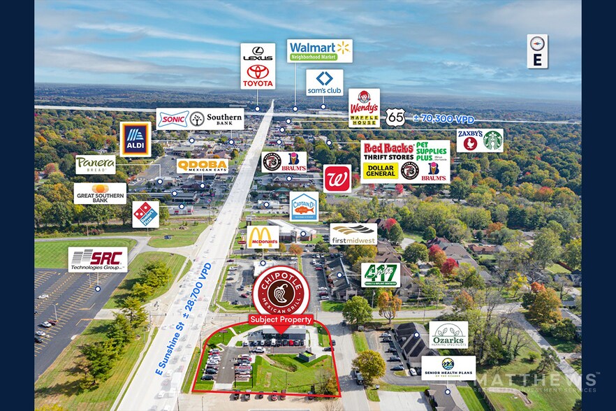 2456 E Sunshine St, Springfield, MO à vendre - Photo de l’immeuble – Image 3 sur 6