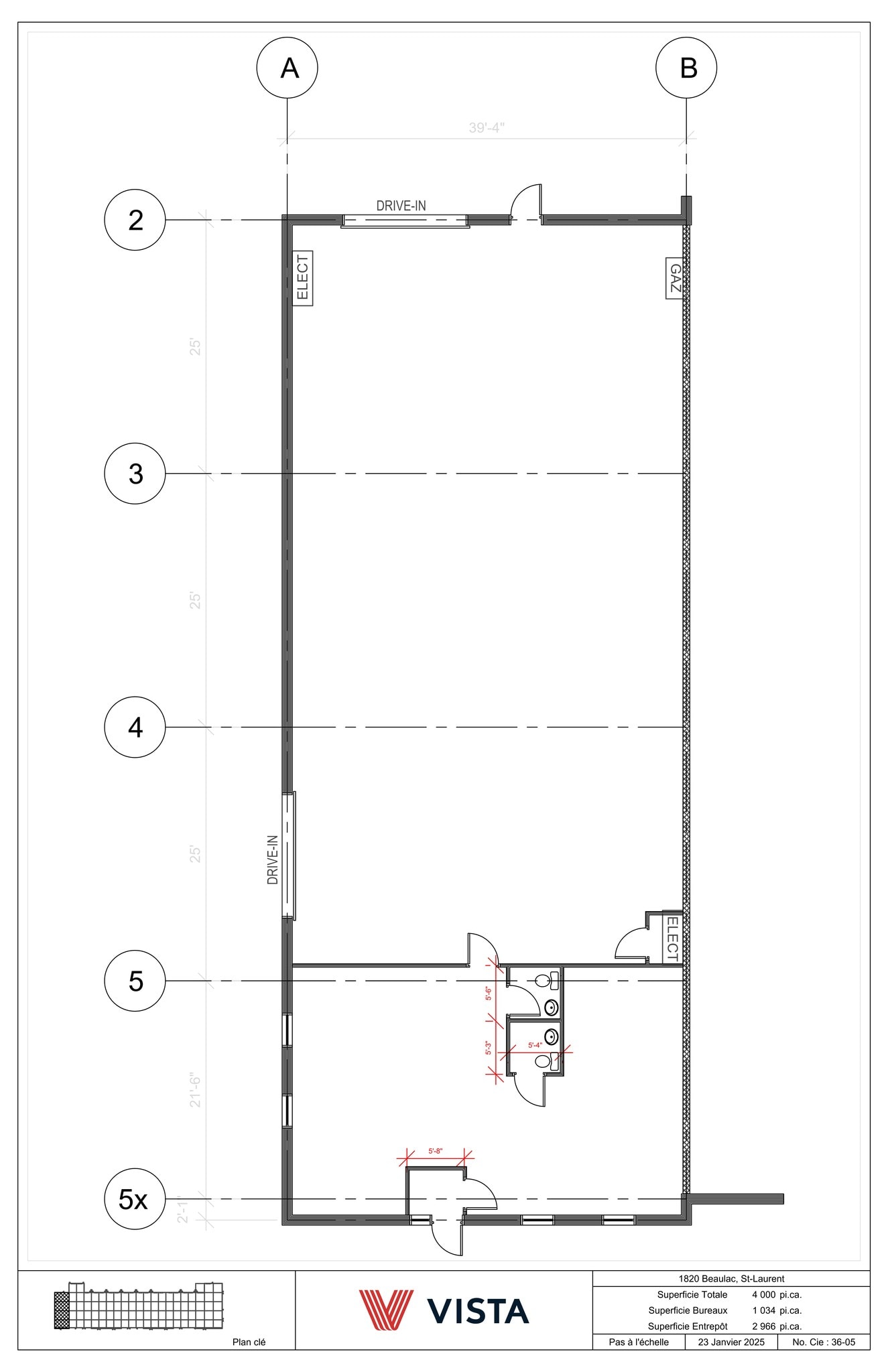 1820-1920 Rue Beaulac, Montréal, QC à louer Plan de site– Image 1 sur 1