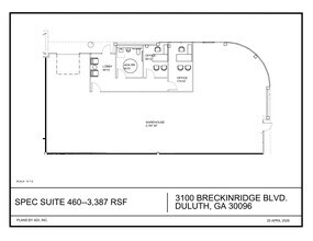 3100 Breckinridge Blvd, Duluth, GA à louer Plan de site– Image 1 sur 1