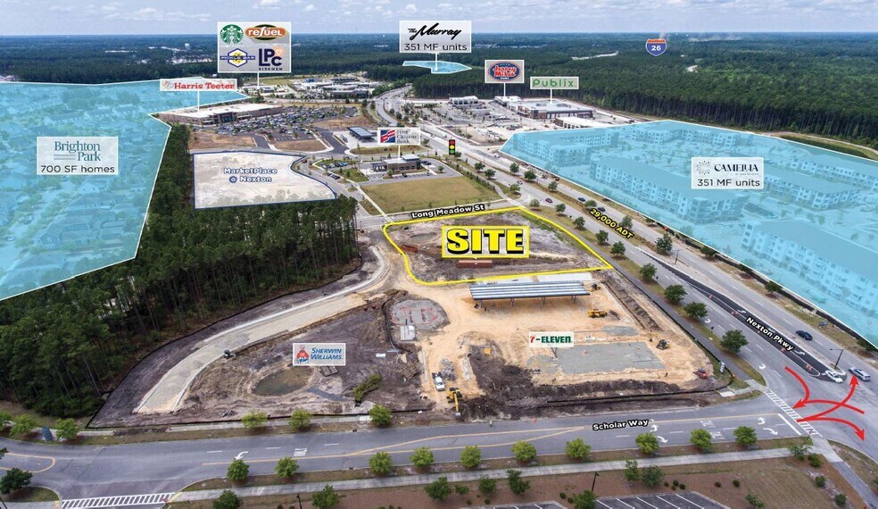 Nexton Pkwy & Long Meadow st, Summerville, SC à louer - Aérien – Image 1 sur 4