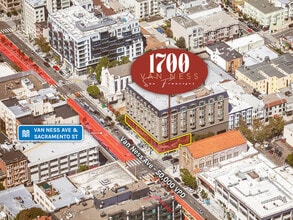1700 Van Ness Ave, San Francisco, CA - VUE AÉRIENNE  vue de carte - Image1