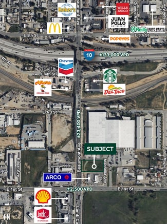Plus de détails pour NEC First St & Hwy 79, Beaumont, CA - Terrain à louer