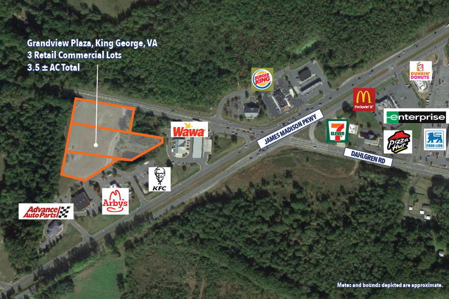 3 Retail Commercial Lots Grandview Plz, King George, VA à louer - Photo de l’immeuble – Image 1 sur 3