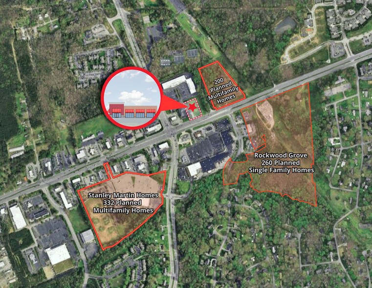 10000 Hull Street Rd, Richmond, VA à louer - Aérien – Image 3 sur 7