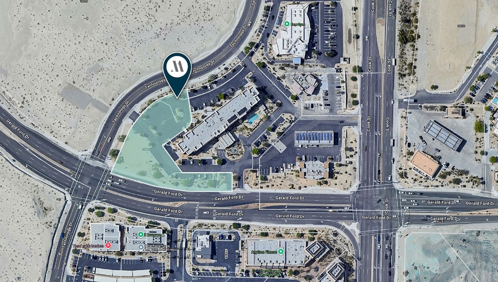 Gerald Ford Dr, Palm Desert, CA à vendre - Aérien – Image 2 sur 2