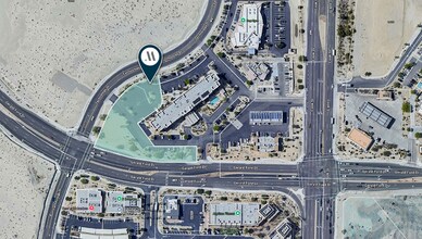 Gerald Ford Dr, Palm Desert, CA - Vue aérienne vue de carte