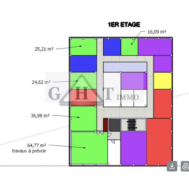 Bureau dans Igny à louer - Plan d’étage – Image 3 sur 3