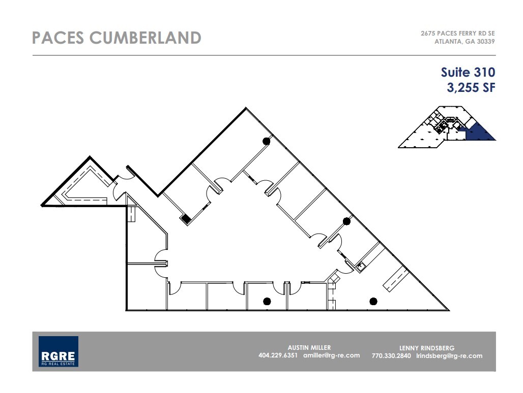 2675 Paces Ferry Rd SE, Atlanta, GA à louer Plan d’étage– Image 1 sur 1