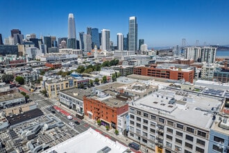 625 3rd St, San Francisco, CA - Vue aérienne vue de carte
