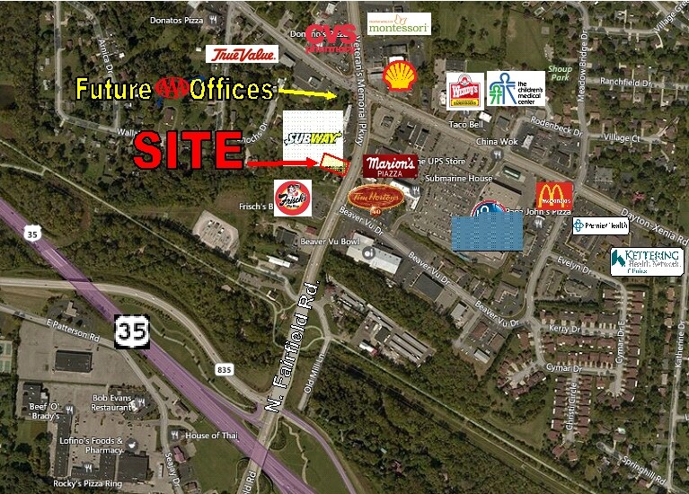1255 N Fairfield Rd, Dayton, OH à louer - Aérien – Image 2 sur 2