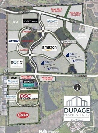 Plus de détails pour Roosevelt Rd, West Chicago, IL - Terrain à vendre