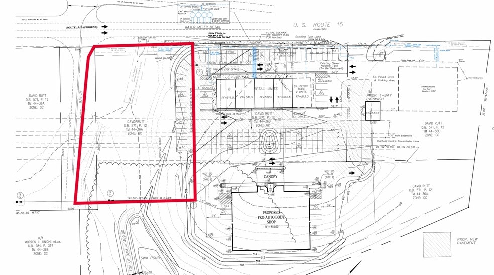 James Madison Hwy, Orange, VA à louer - Plan de site – Image 2 sur 2