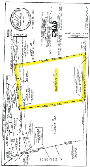 254 Costello Dr, Winchester, VA à louer - Plan cadastral – Image 2 sur 2