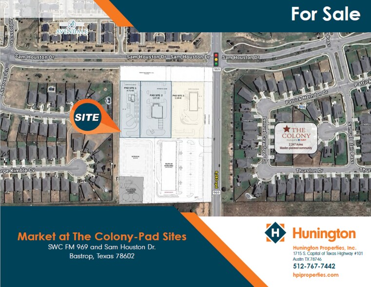 SWC FM 969 and Sam Houston Dr, Bastrop, TX à vendre - Photo de l’immeuble – Image 1 sur 1