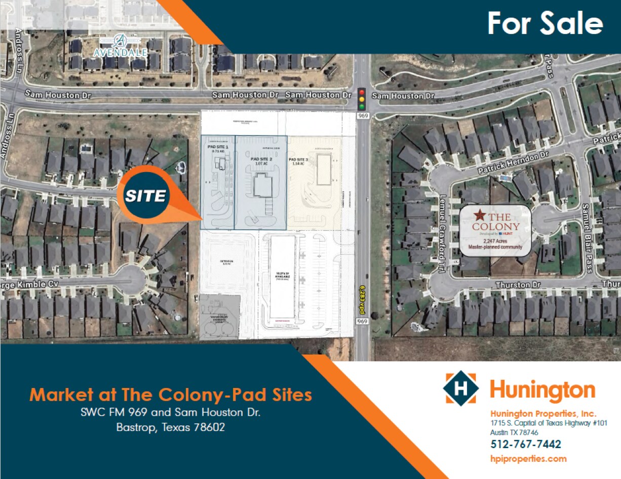 SWC FM 969 and Sam Houston Dr, Bastrop, TX à vendre Photo de l’immeuble– Image 1 sur 2