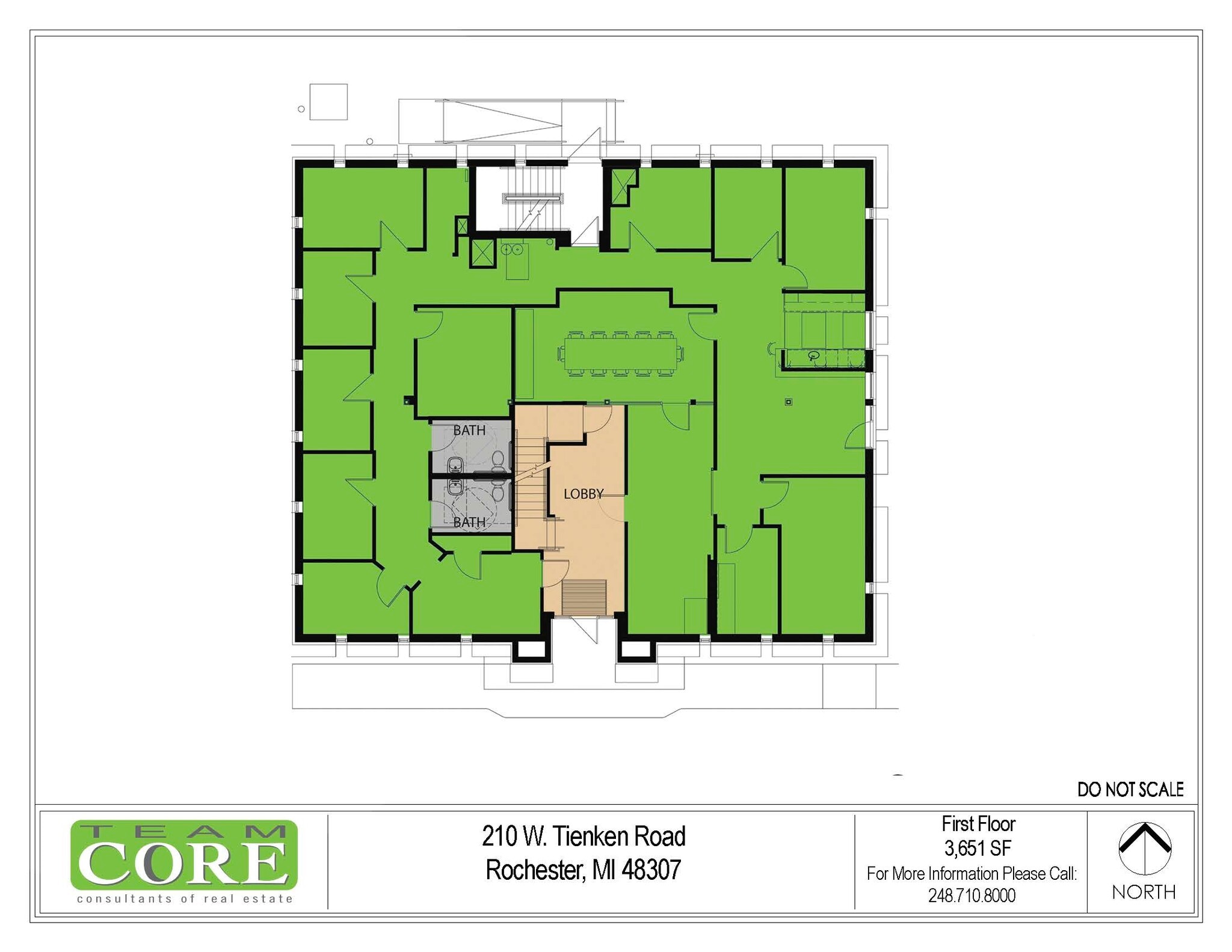 210 W Tienken Rd, Rochester Hills, MI à louer Plan d’étage– Image 1 sur 1