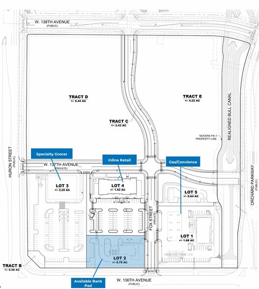 13610 Huron St, Broomfield, CO à vendre - Plan de site – Image 2 sur 2