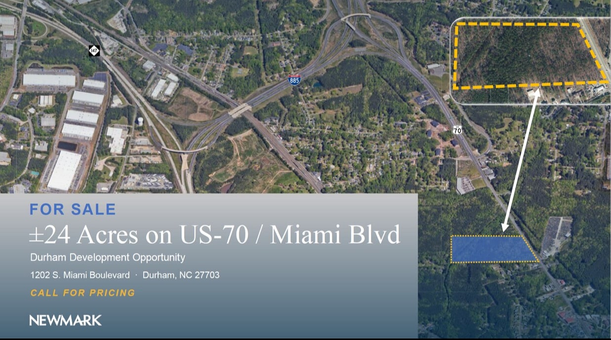1202 S Miami Blvd, Durham, NC à vendre Aérien– Image 1 sur 7