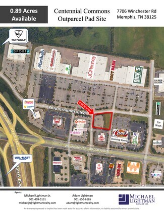 Plus de détails pour Polo Grounds Blvd, Memphis, TN - Terrain à vendre