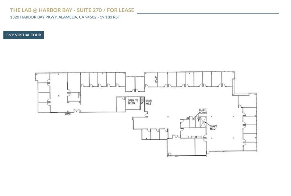 1310-1430 Harbor Bay Pky, Alameda, CA à louer Plan d’étage– Image 1 sur 1