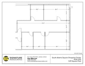 725 S Adams Rd, Birmingham, MI à louer Plan d’étage– Image 1 sur 1